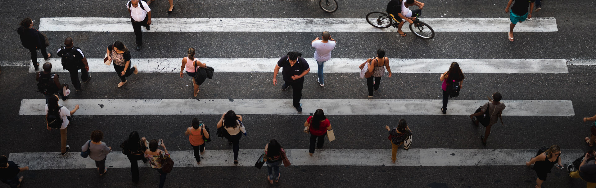 Group of People Walking
